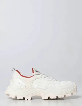 Emporio Armani     Sneakers in tessuto Laced Shoe Full Off White