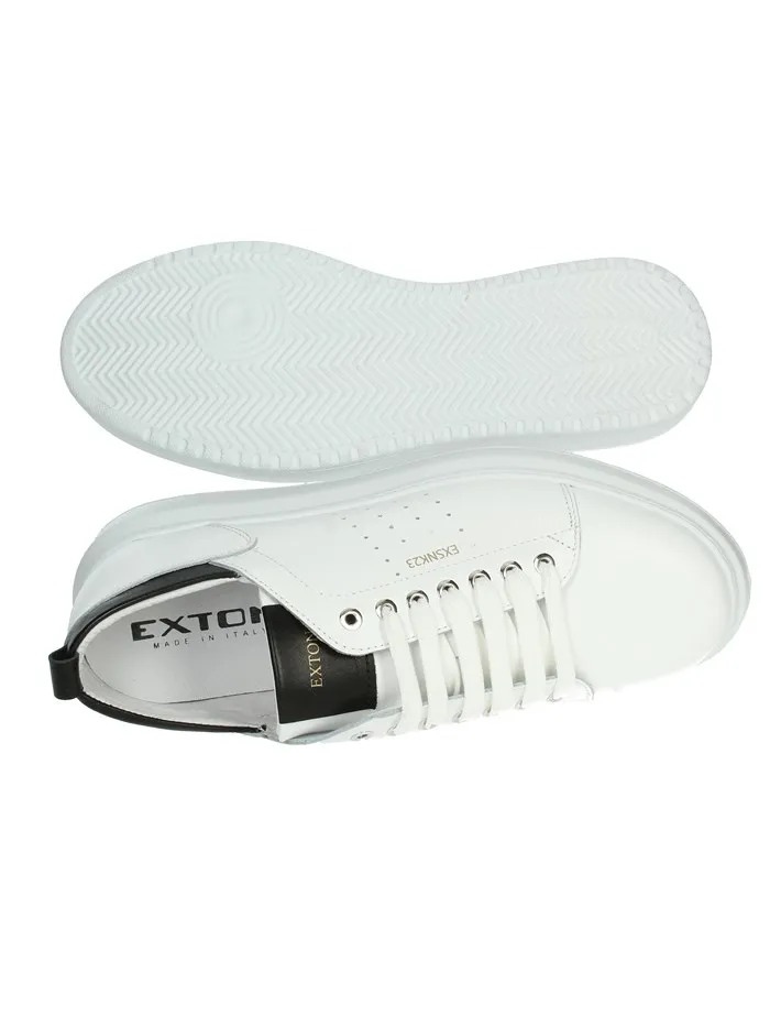 EXTON  SNEAKERS BASSA 952 BIANCO/NERO