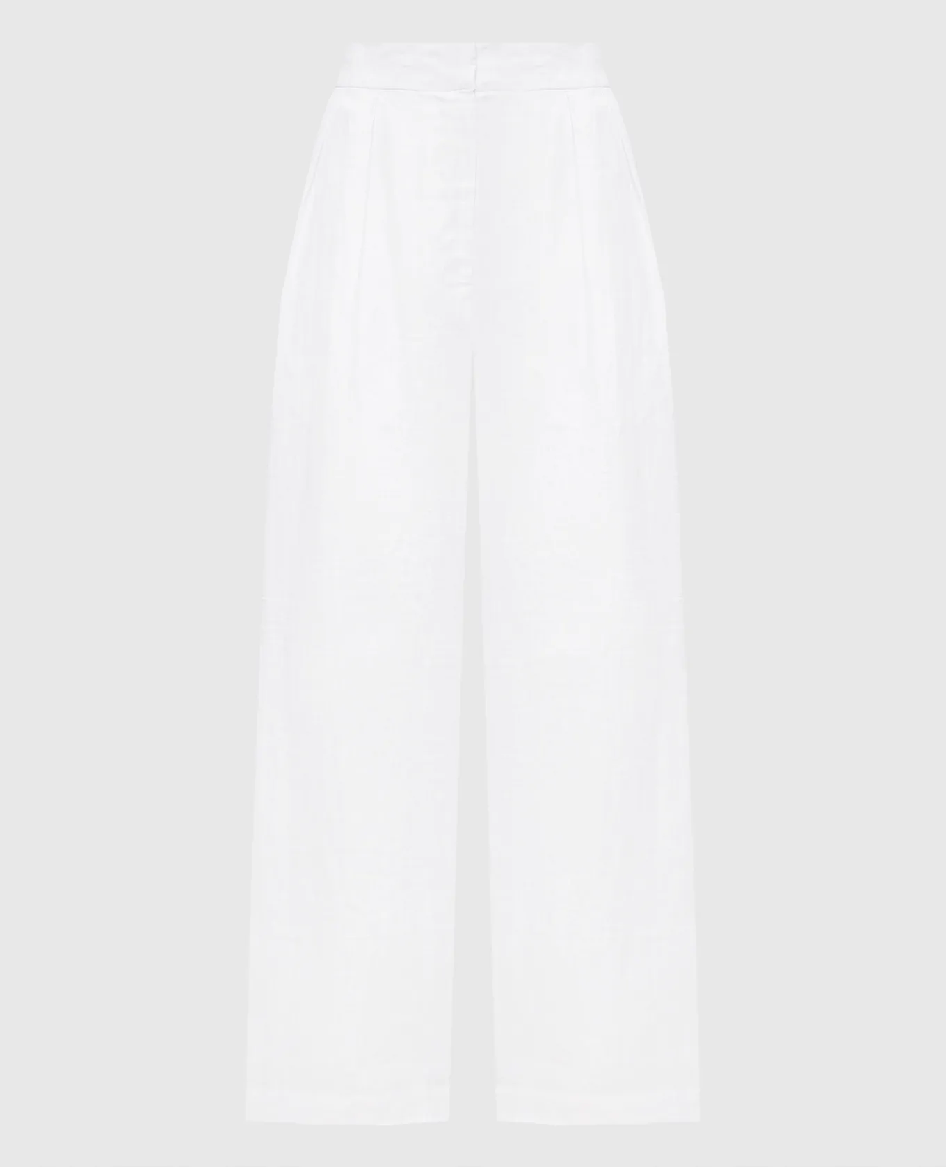 Faithfull Pantaloni Duomo in lino bianco FF2816WHT