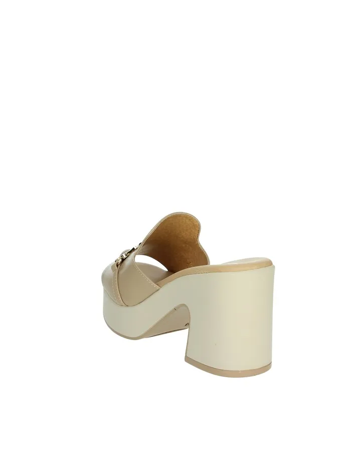 FASCINO DONNA  CIABATTE CON TACCO 57110-E4 BEIGE