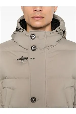 FAY Abbigliamento,Giubbotti Parka in Piuma Beige chiaro 