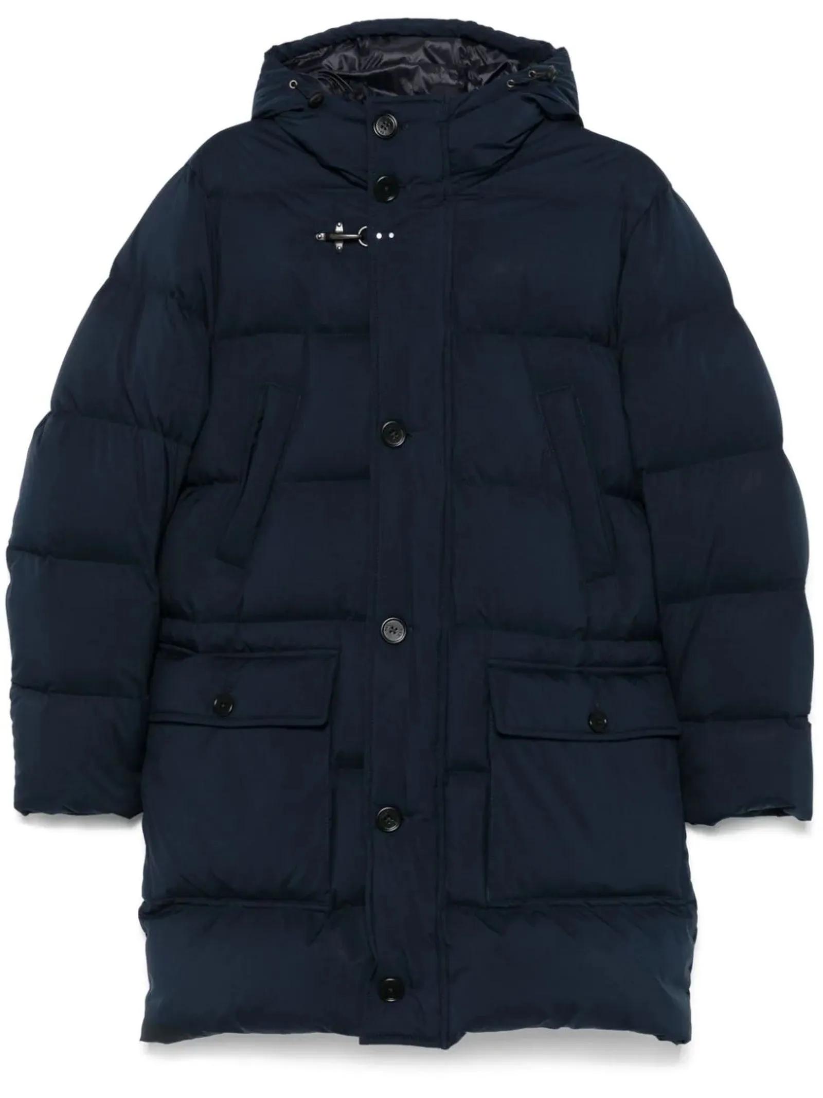 FAY Abbigliamento,Giubbotti Parka in Piuma Blu 