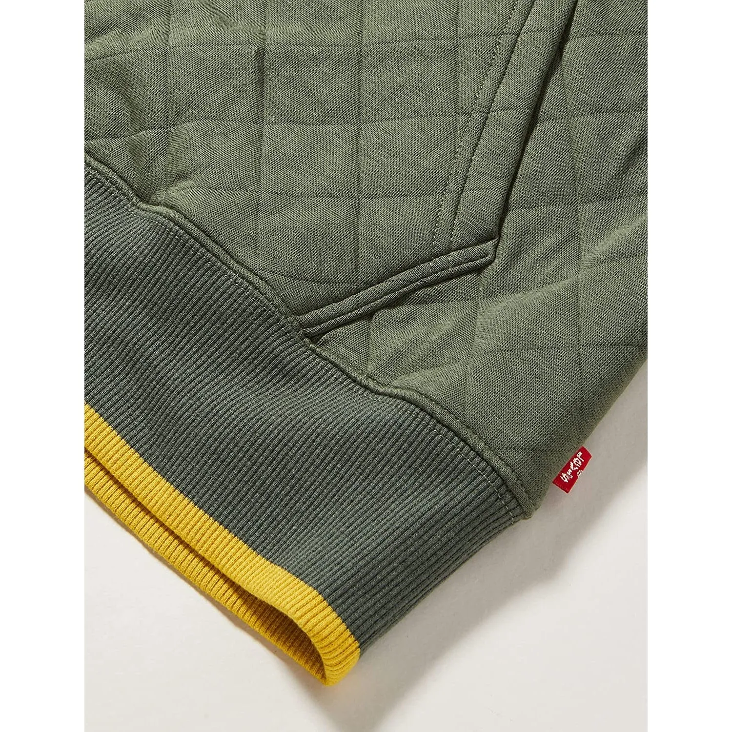 Felpa LEVIS Bambino quilted Verde