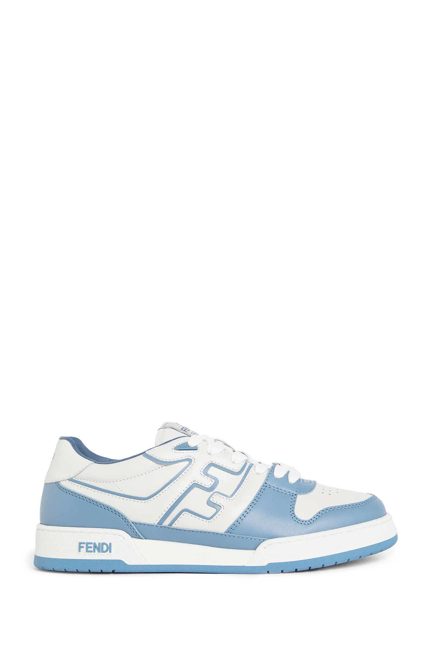 fendi  match leather low-top sneakers 