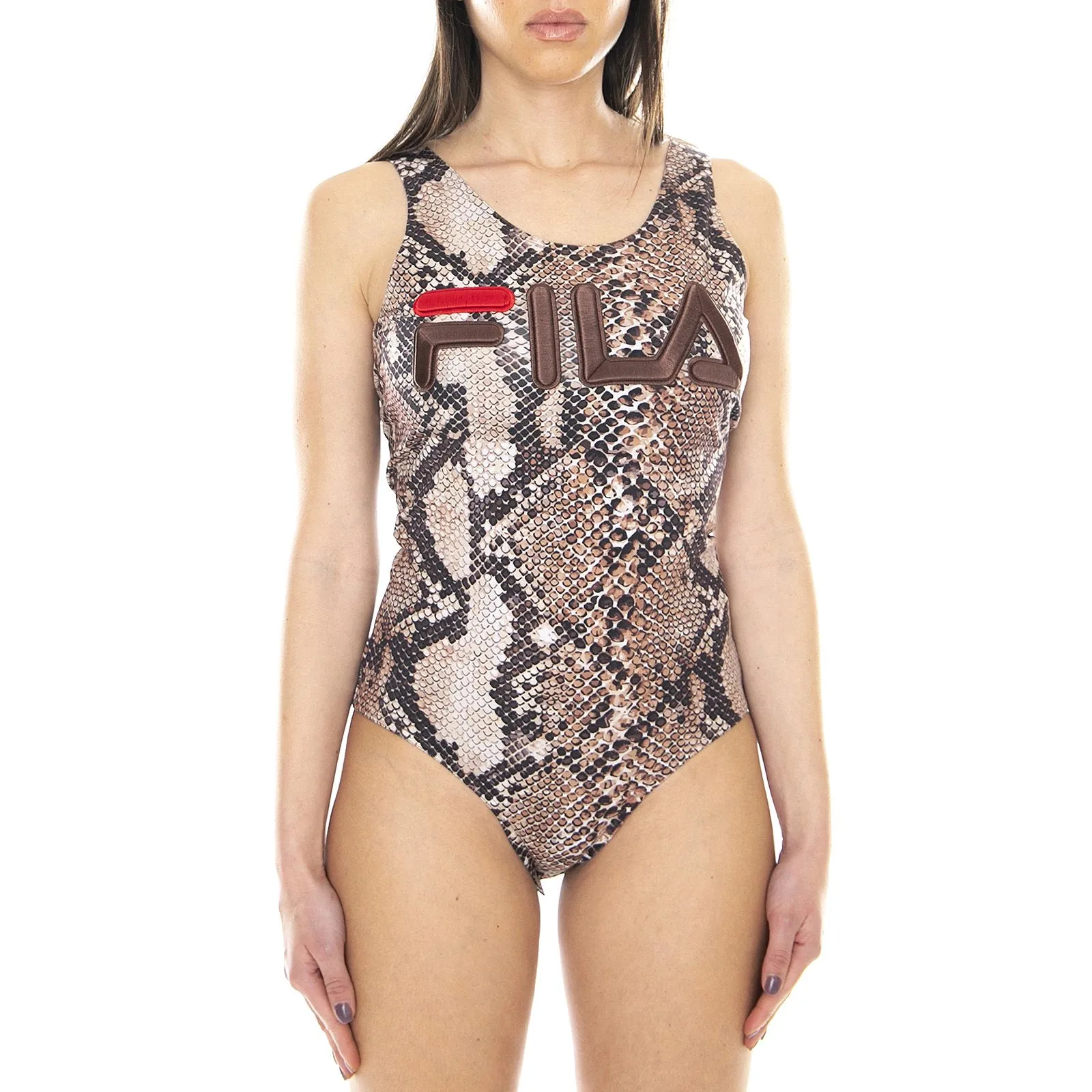 Fila Wm Emiko Bodysuit - Snake / Multicolor - Body Donna Multicolore    