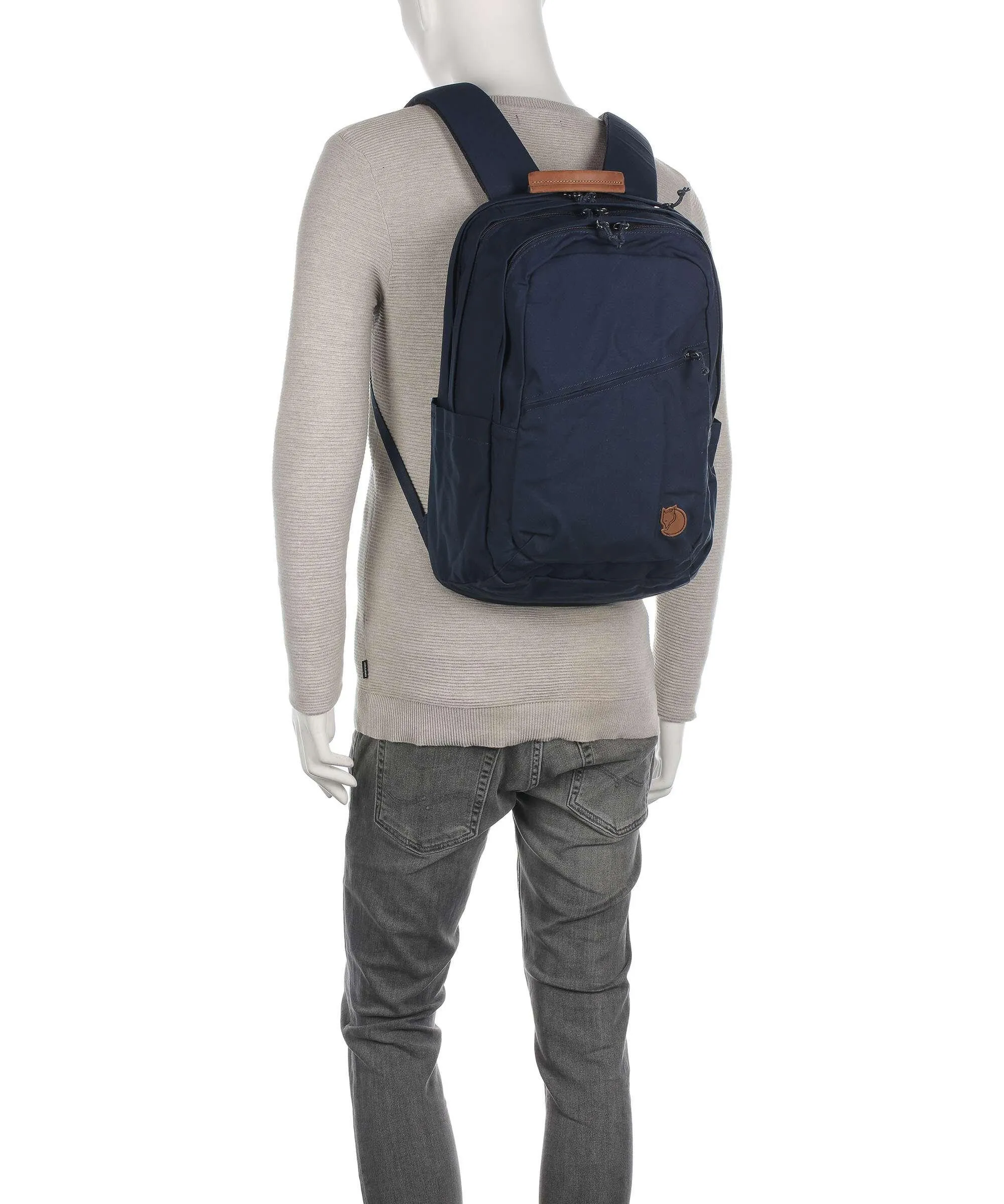  Fjällräven Räven 28 Zaino 14″ poliestere, cotone navy  