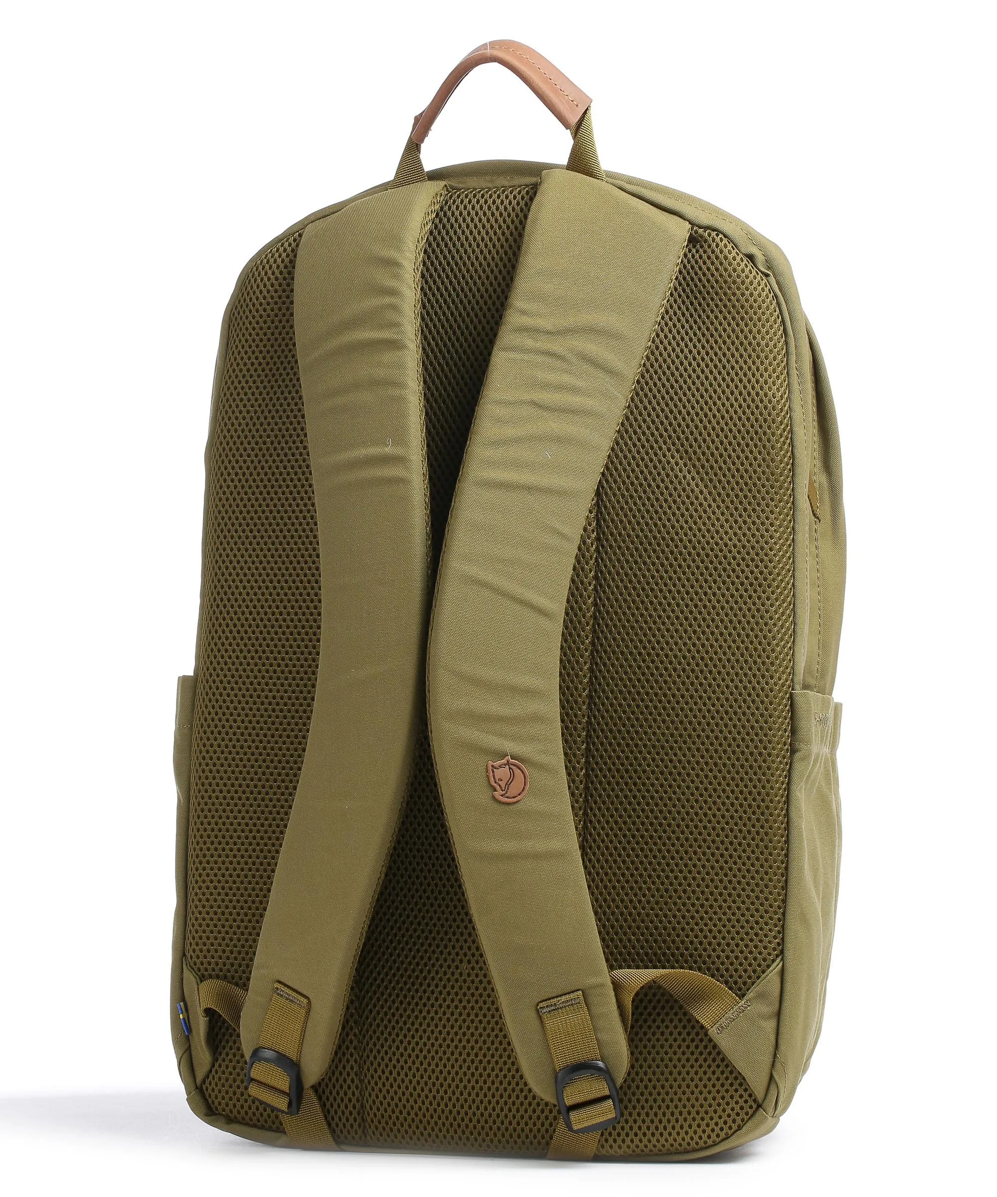  Fjällräven Räven 28 Zaino 14″ poliestere, cotone verde-oliva  