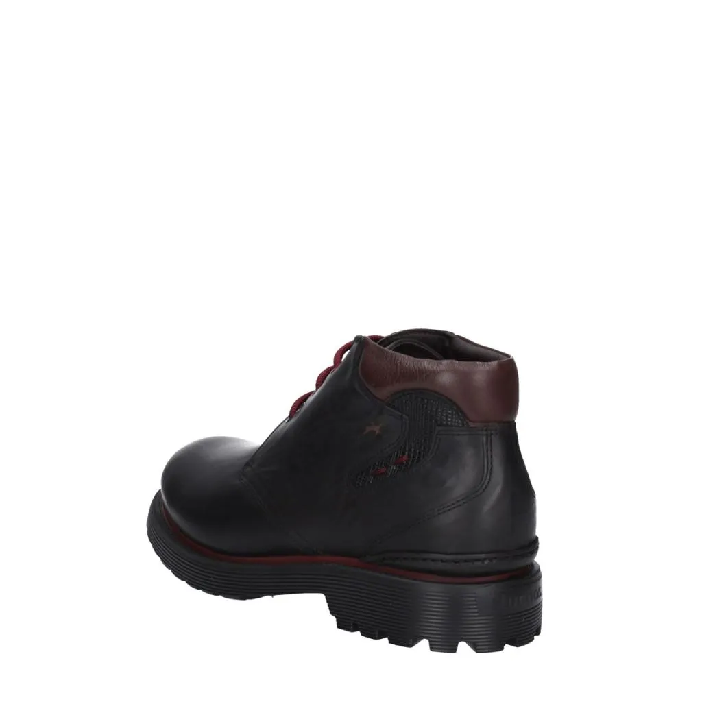 Fluchos  ---------    ------------ Scarpe Polacchine Uomo Nero 34984 AI22