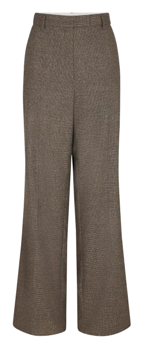  GERARD DAREL   DALI - Pantalone largo in lana mélange Jess | Marrone