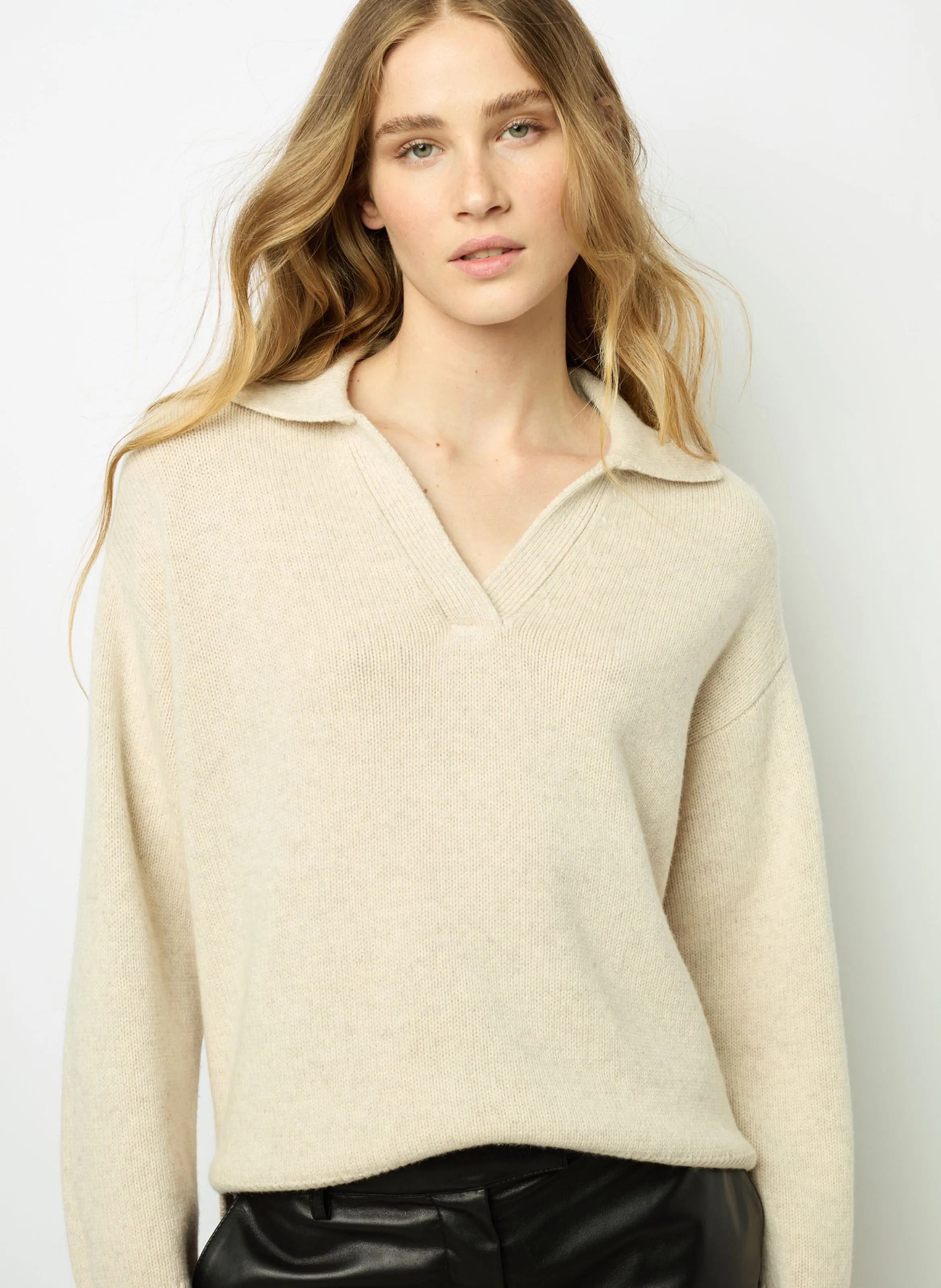  GERARD DAREL   JANA - Maglione collo classico in lana | Beige