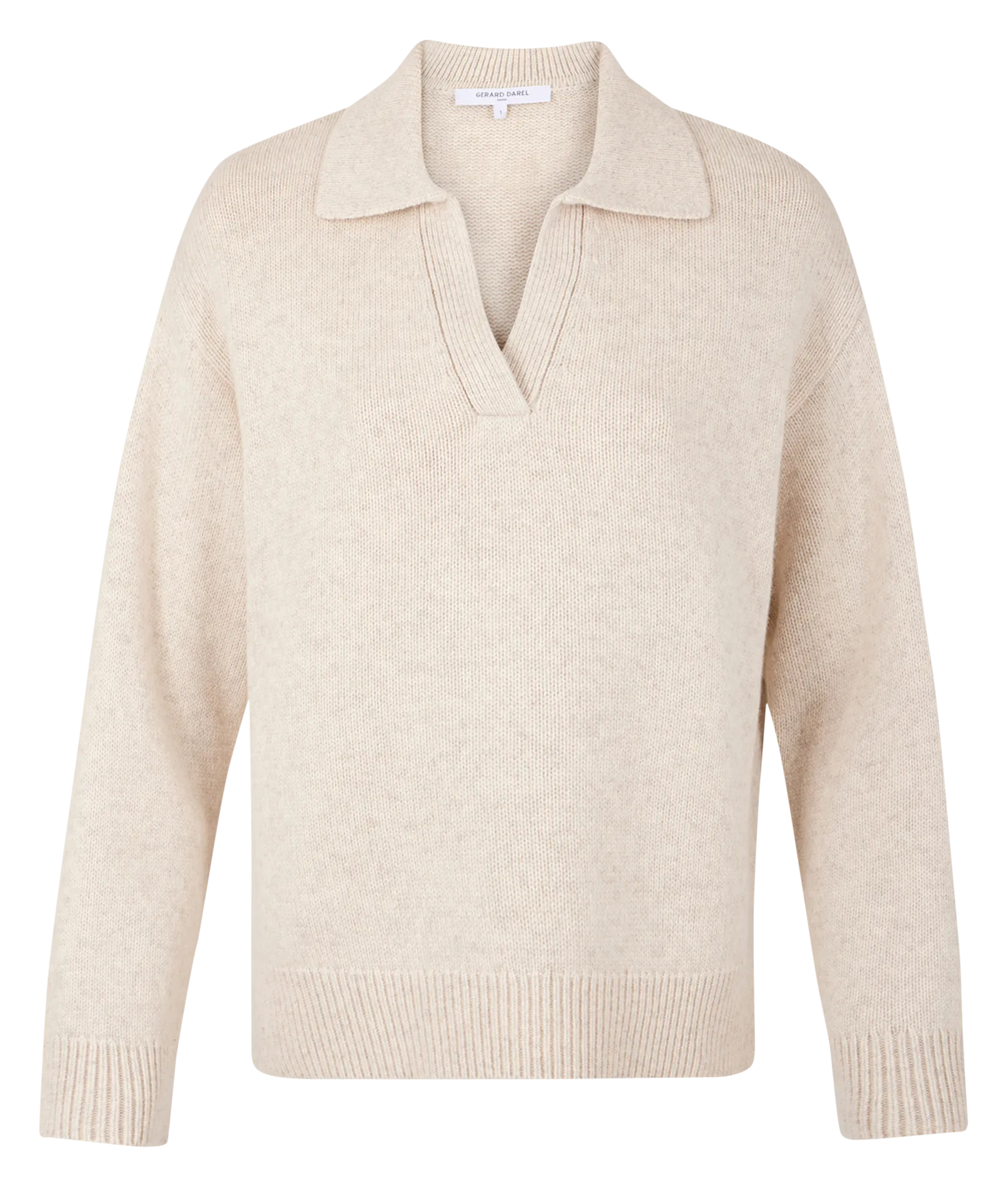  GERARD DAREL   JANA - Maglione collo classico in lana | Beige