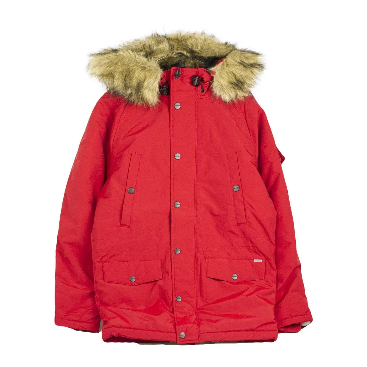 Giaccone Lungo Uomo Anchorage Parka Blast Red/black