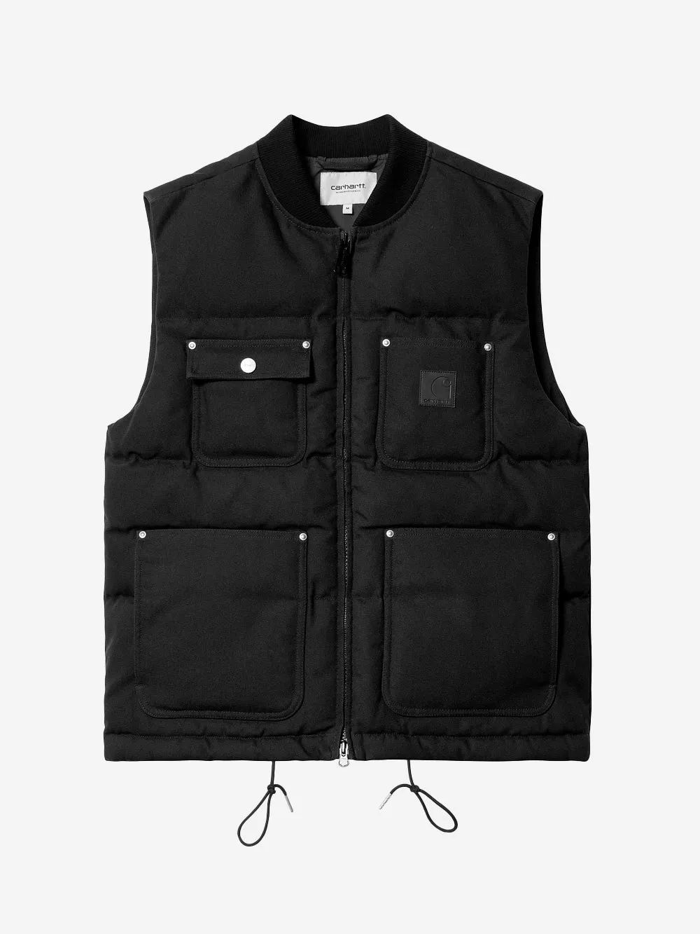 Gilet nero con tasche Rayley