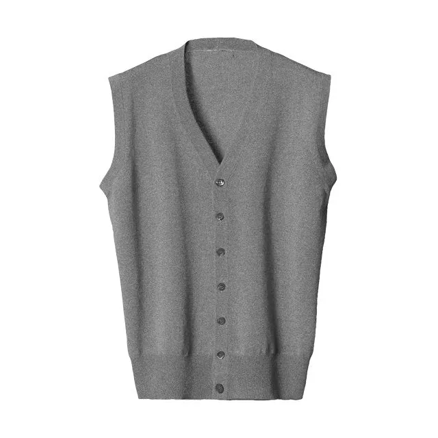 Gilet Uomo Misto Cashmere e Seta