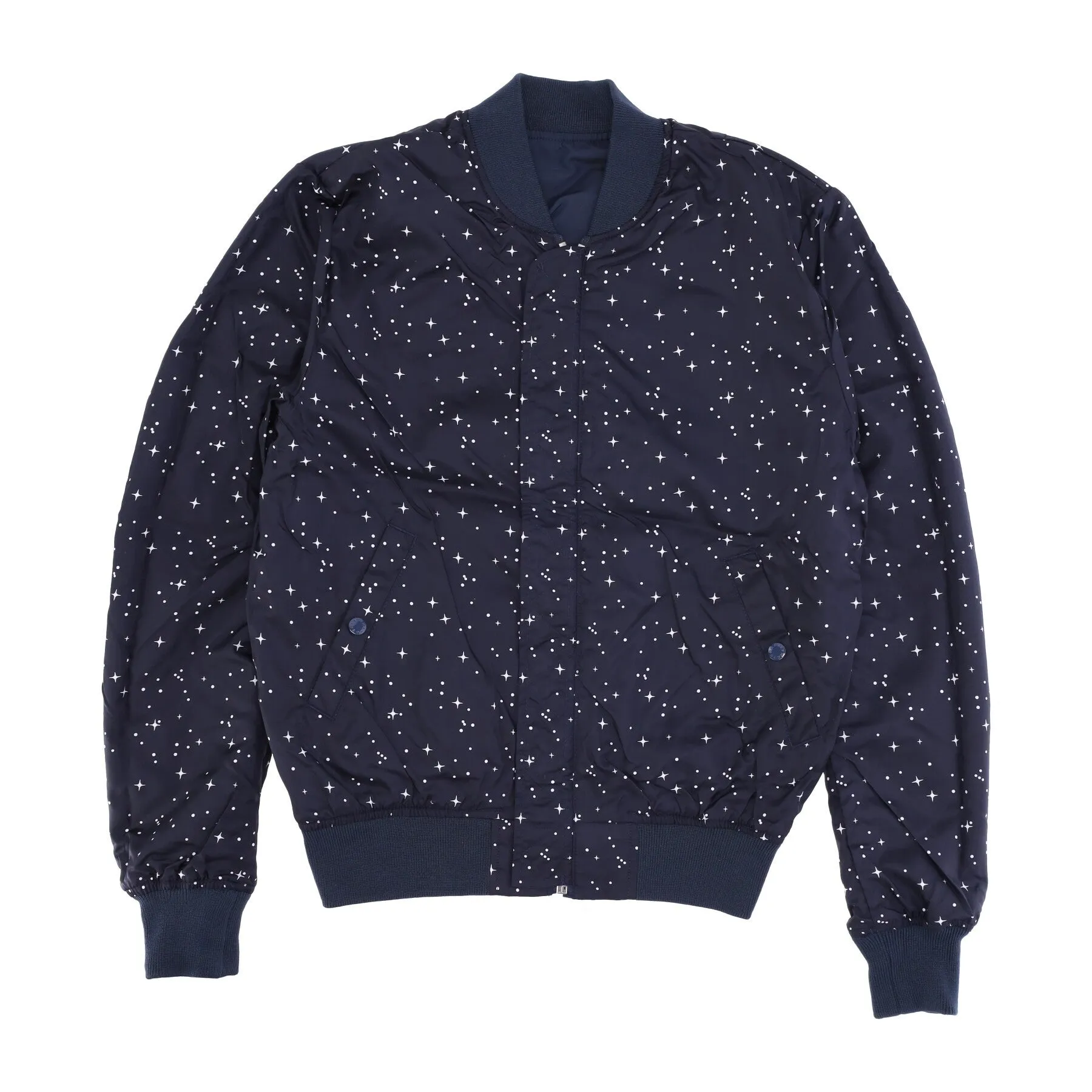 Giubbotto Bomber Uomo Ma-1 Tt Nasa Reversible Ii Jacket Rep. Blue