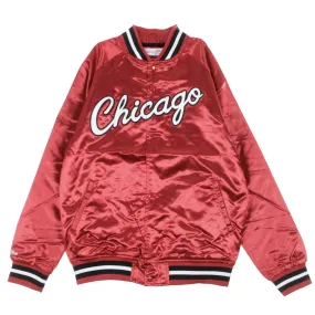 Giubbotto Bomber Uomo Nba Lightweight Satin Jacket Hardwood Classics Chibul Original Team Colors