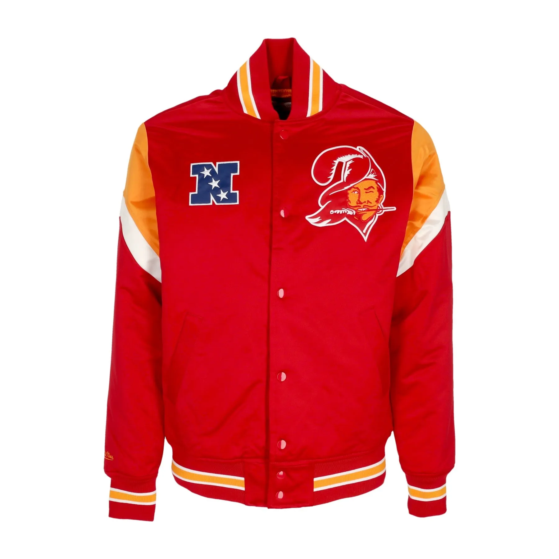 Giubbotto Bomber Uomo Nfl Heavyweight Satin Jacket Tambuc Original Team Colors