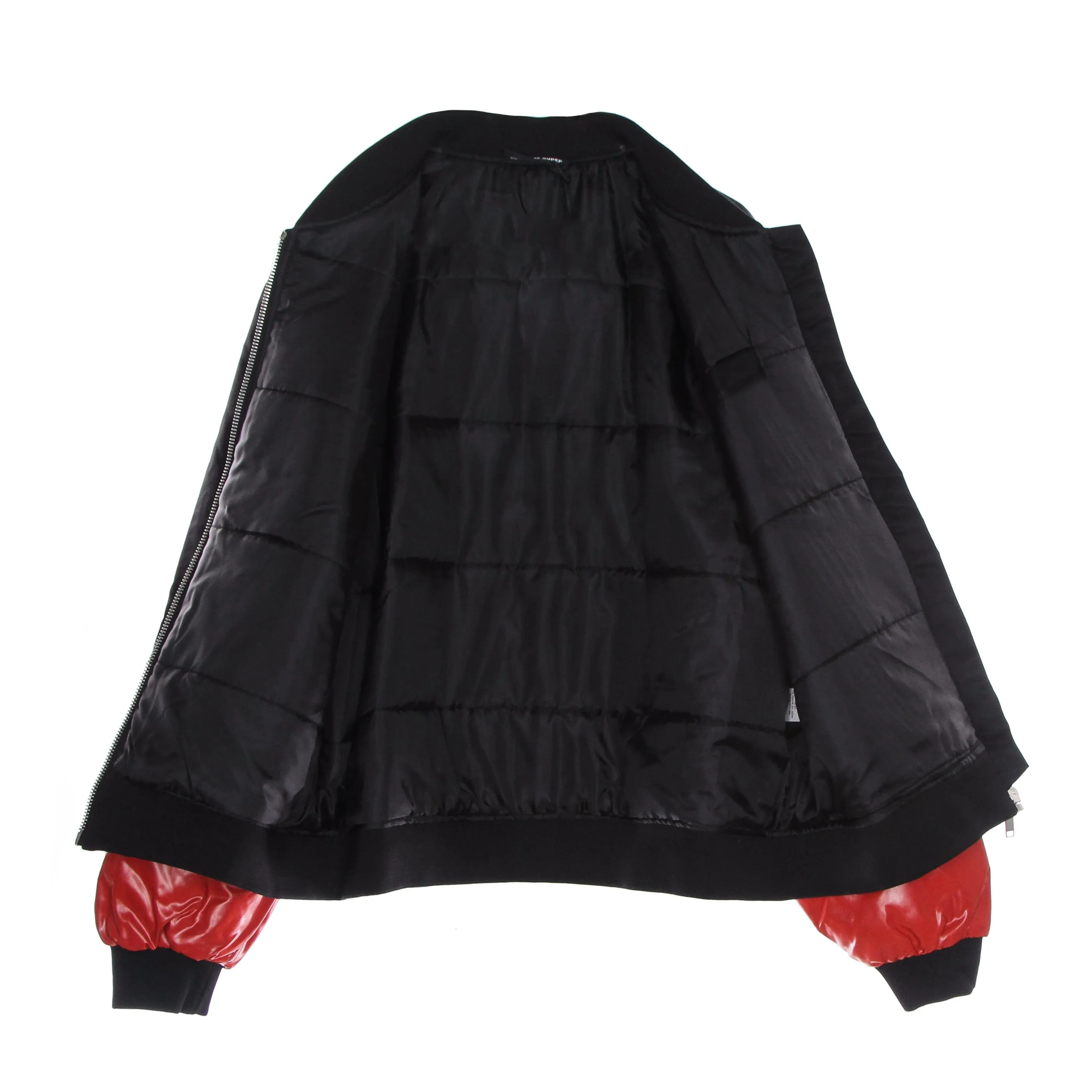 Giubbotto Bomber Uomo Red Flames Bomber Black/red