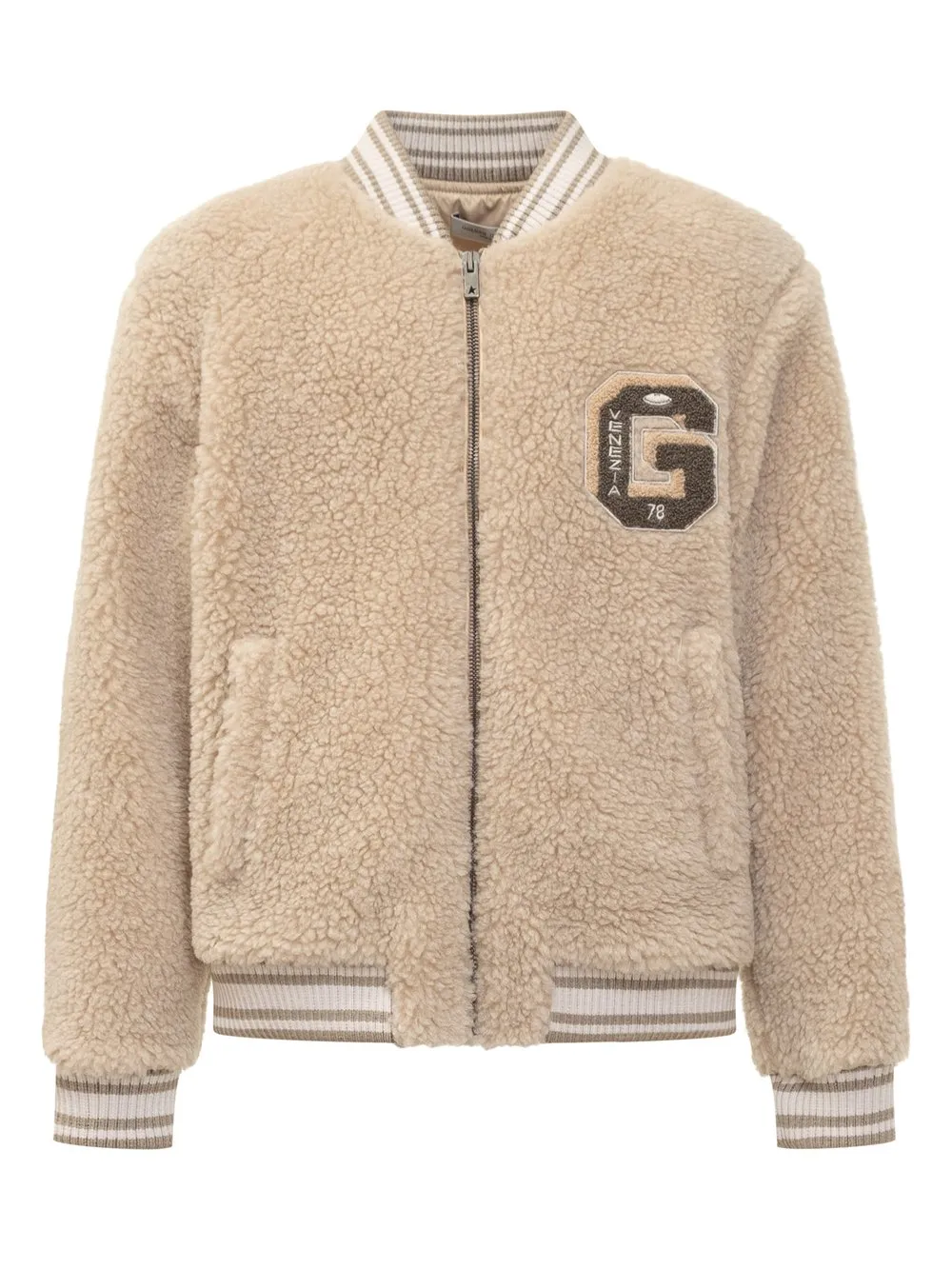 GOLDEN GOOSE KIDS Bomber Teddy  