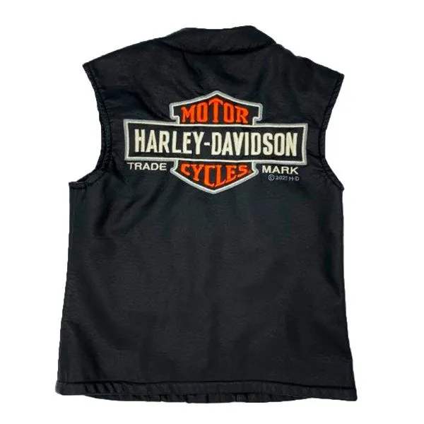 HARLEY DAVIDSON GILET LITTLE BOY PU BIKER VEST REF. 6070183