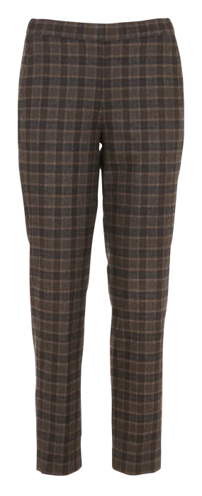  HARTFORD   PIXEL - Pantaloni dritti in misto lana | Marrone