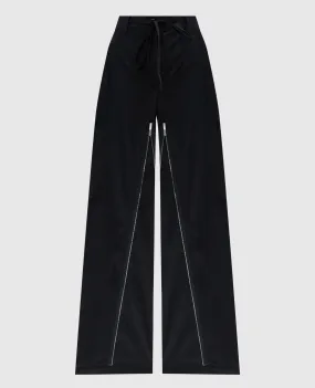 Helmut Lang Pantaloni blu con cerniere O04HW208