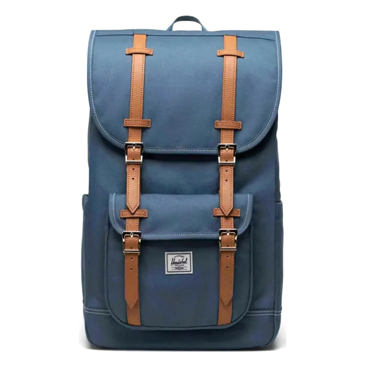 Herschel Herschel Little America Mid Backpack Blue Mirage / White Stitch - Zaino Blu    