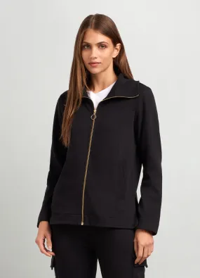 HOLISTIC  Felpa full zip in puro cotone donna