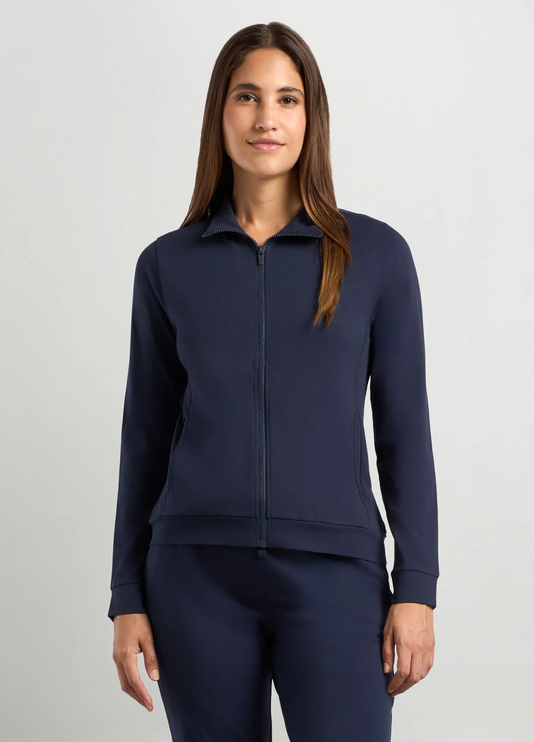 HOLISTIC  Felpa in cotone stretch fitness donna