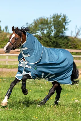 Horseware AmEco Bravo 12 Plus Coperta da turnout con collo rimovibile, 100 gr