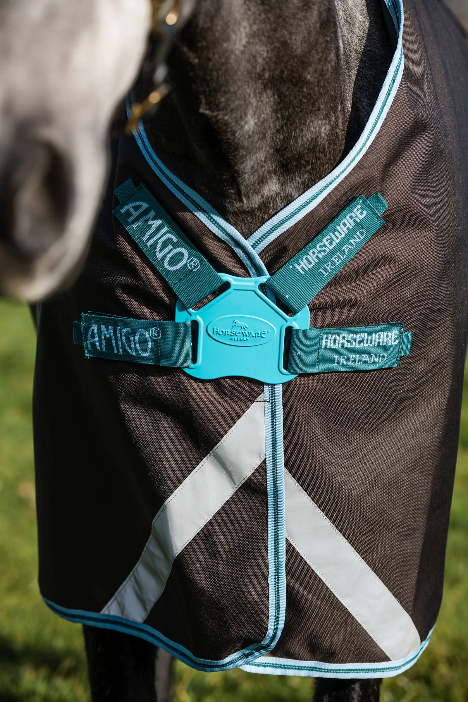 Horseware Amigo Bravo 12 Plus Disc Coperta da turnout, 250 gr