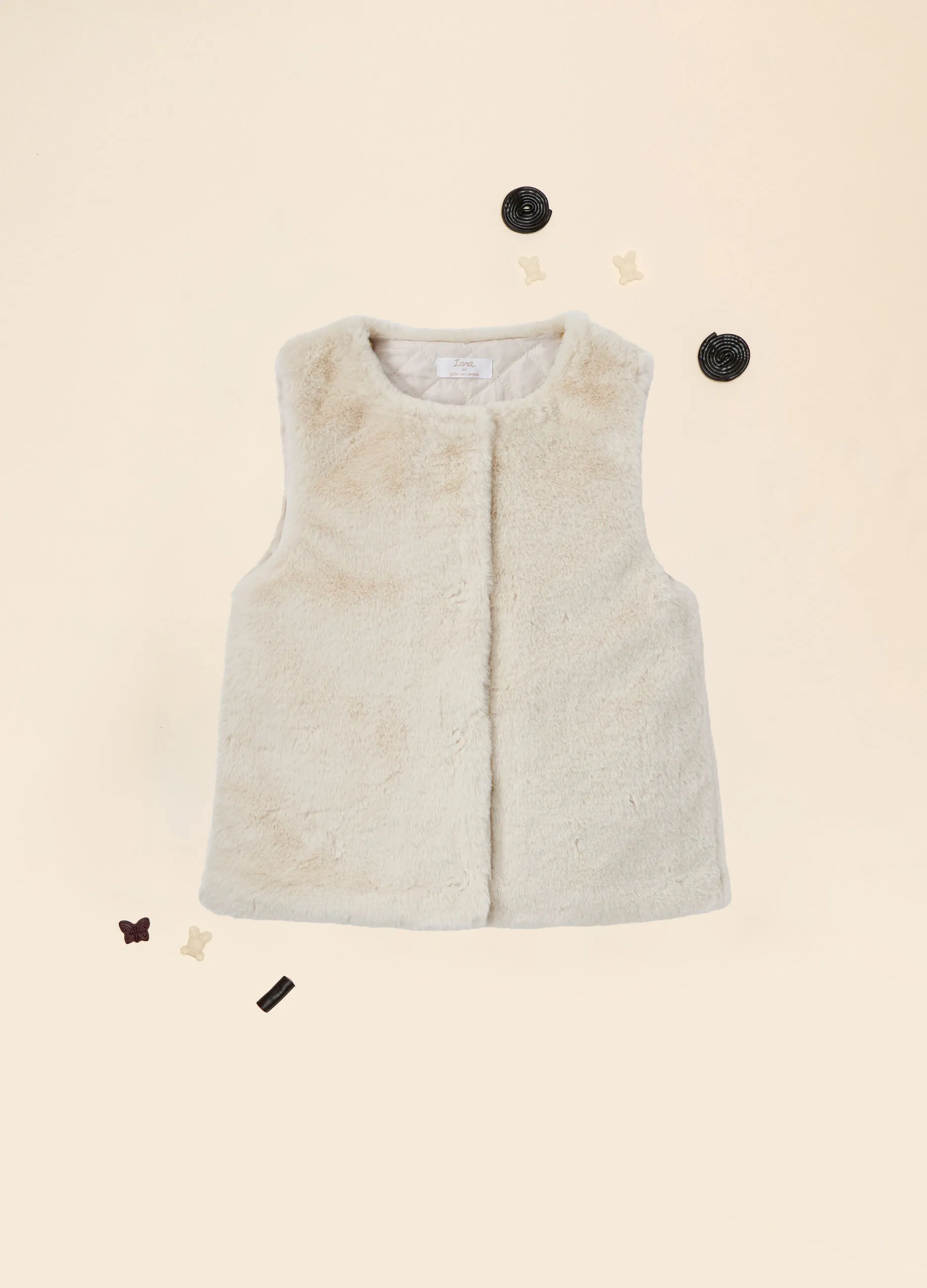 IANA  Gilet in eco pelliccia