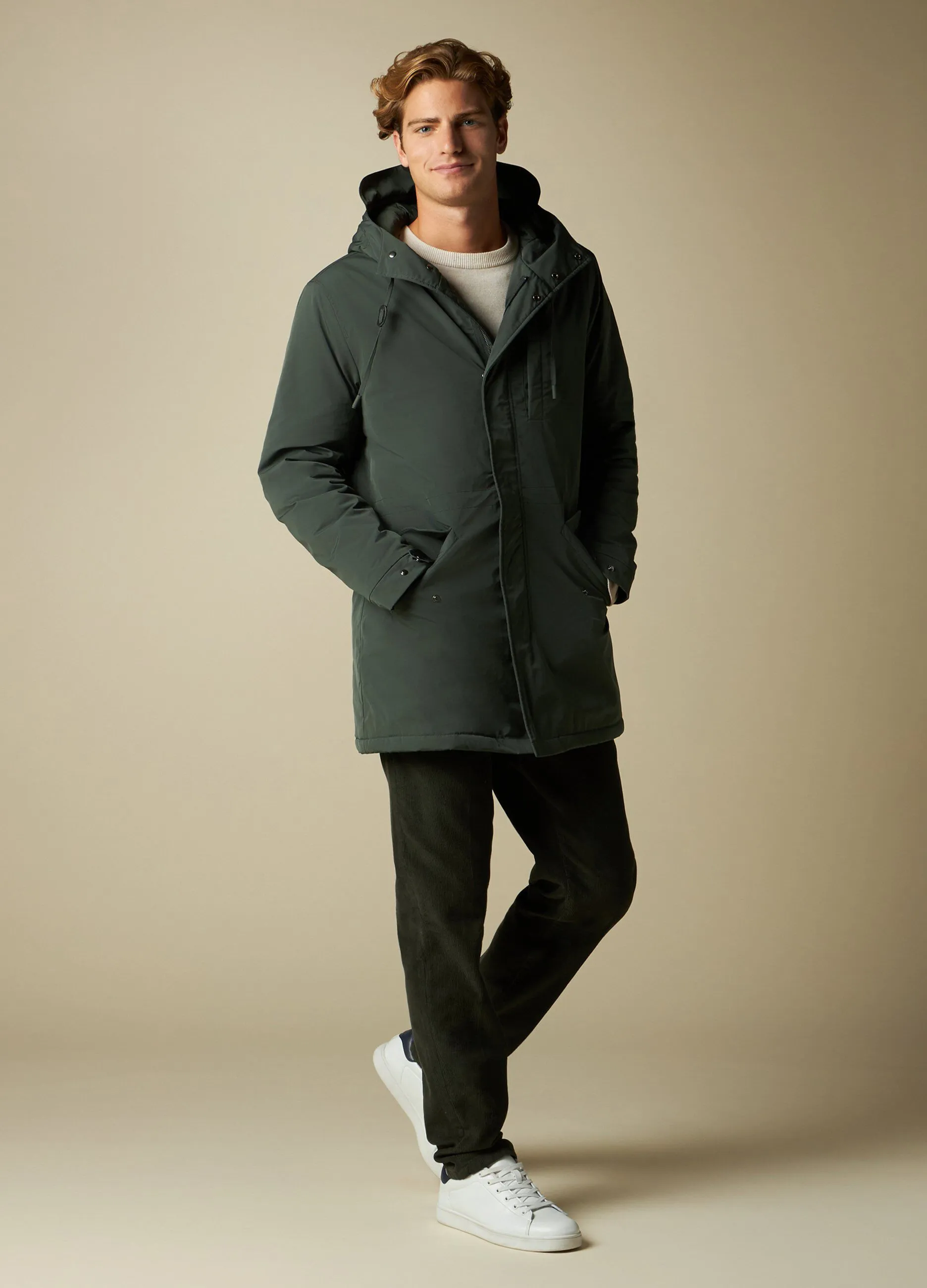 J. HART & BROS  Parka con cappuccio uomo