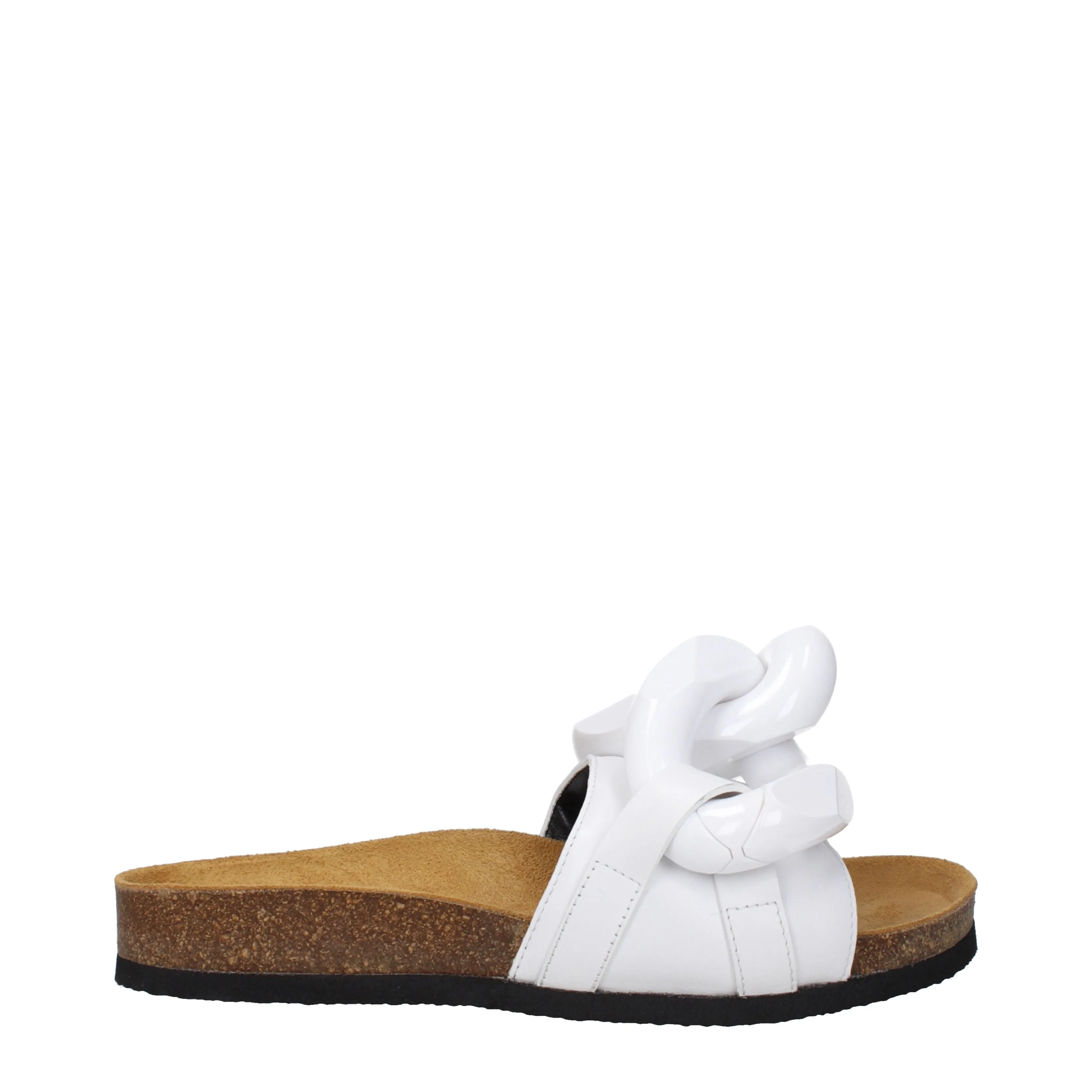 Jw Anderson Ciabatte e Zoccoli Donna Pelle Bianco