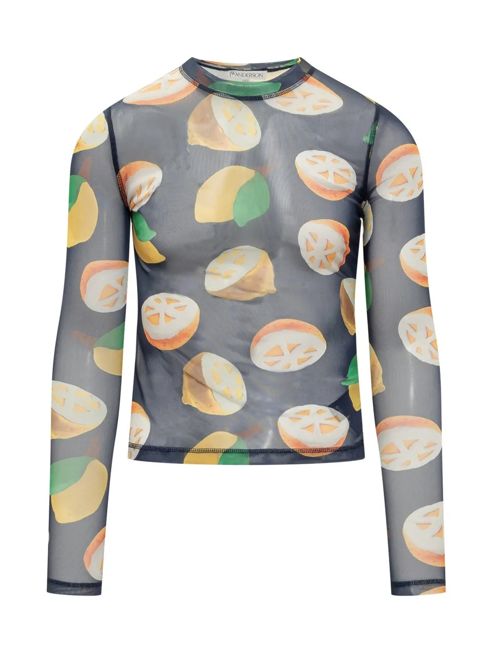 J.W. ANDERSON CLAY Maglia in Mesh Frutta Digitale  