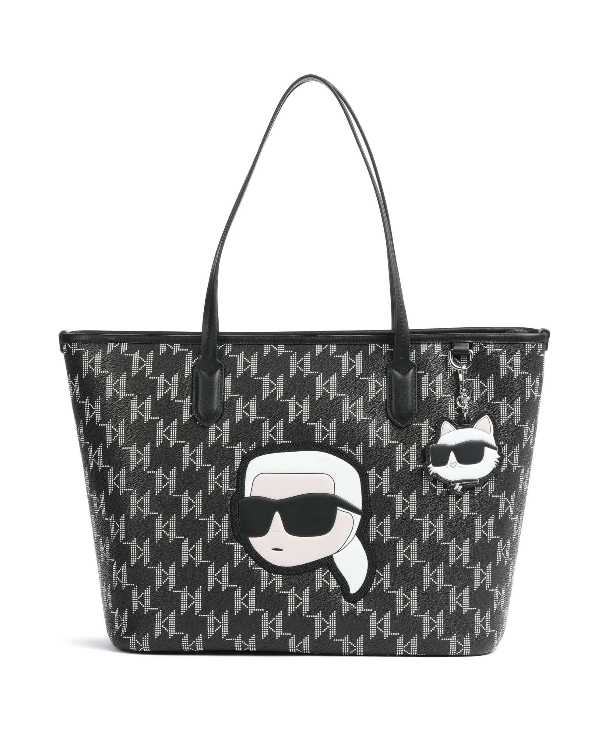  Karl Lagerfeld K/Ikonik 2.0 Borsa shopper pelle sintetica nero  