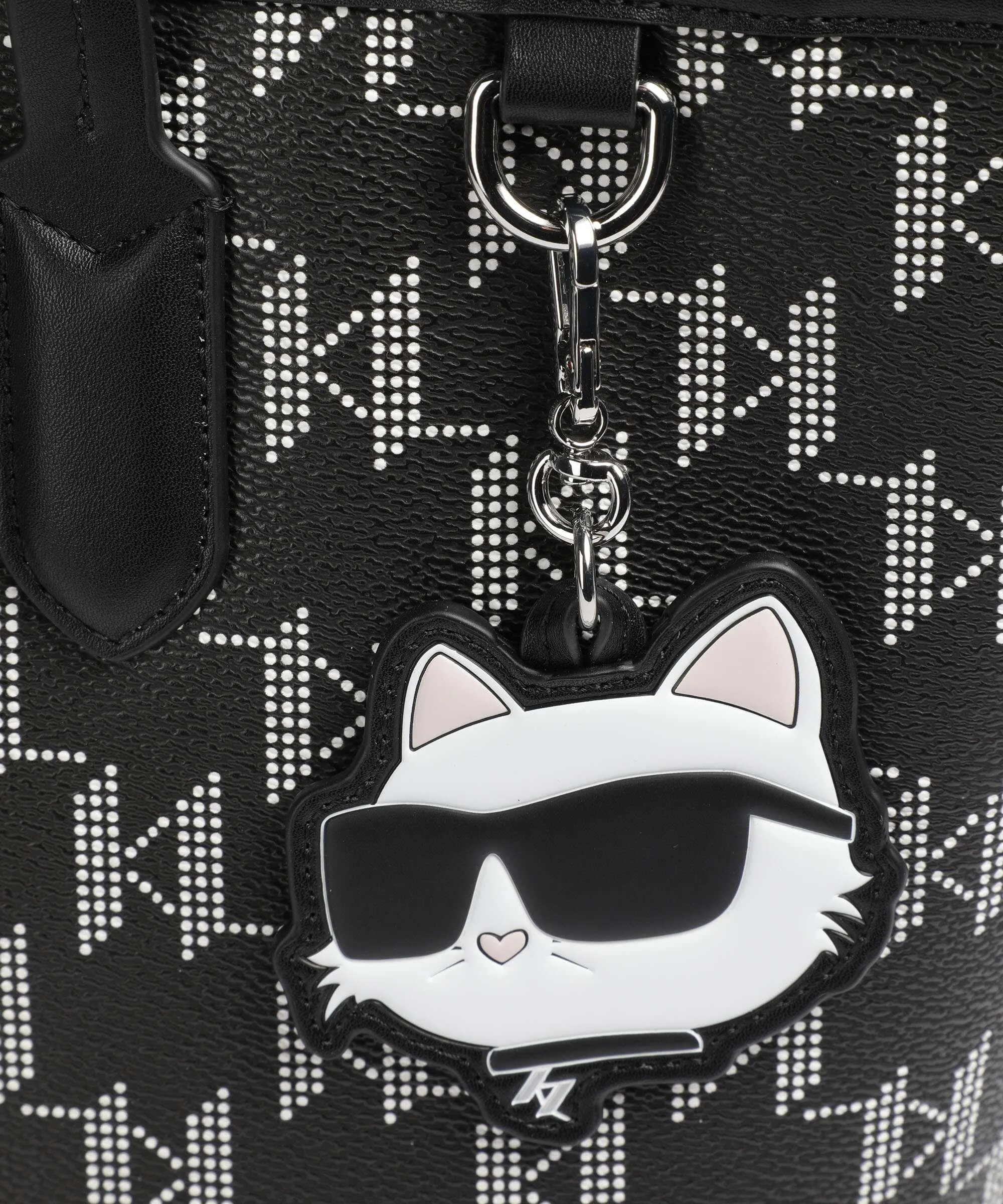  Karl Lagerfeld K/Ikonik 2.0 Borsa shopper pelle sintetica nero  