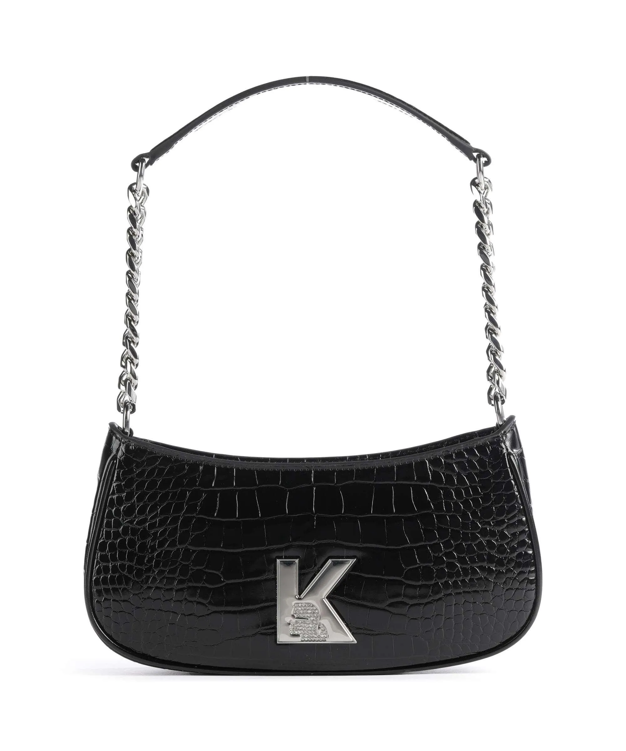  Karl Lagerfeld K/Kameo Borsa a spalla pelle sintetica nero  