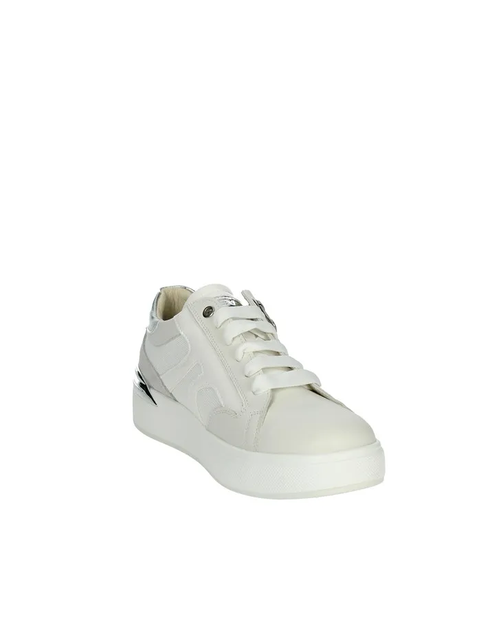 KEYS  SNEAKERS BASSA K-9083 BIANCO/ARGENTO