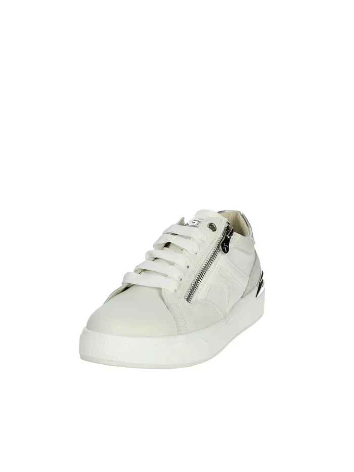 KEYS  SNEAKERS BASSA K-9083 BIANCO/ARGENTO