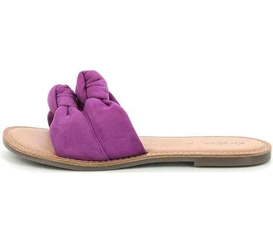 Kickers Divalto zoccoli da donna in vera pelle con cinturino design nodo 895080-50 14 Viola