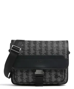  Lacoste The Blend Borsa messenger plastica nero  