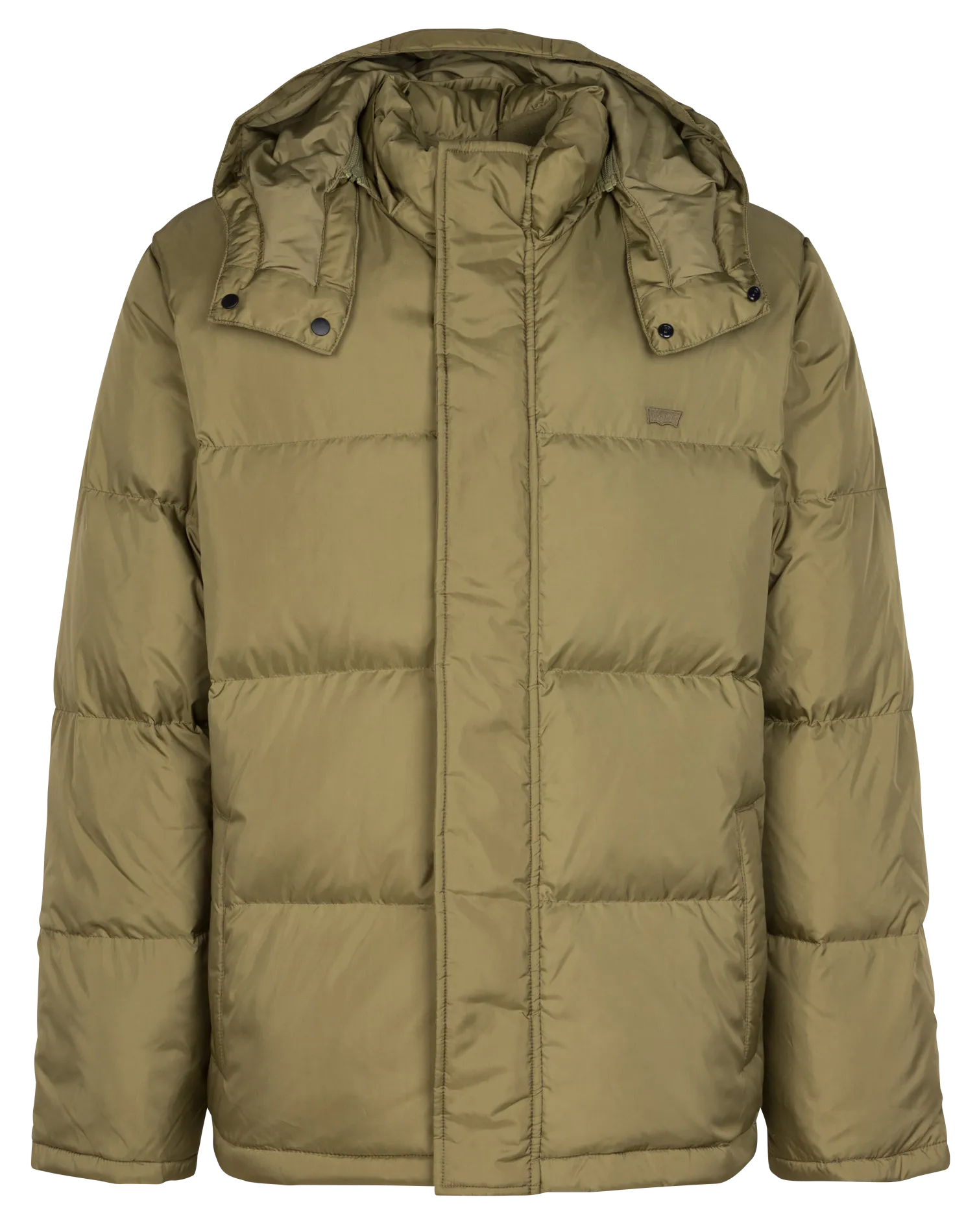  LEVI'S   LAUREL SHORT PUFFER - Piumino dritto con cappuccio staccabile | Verde