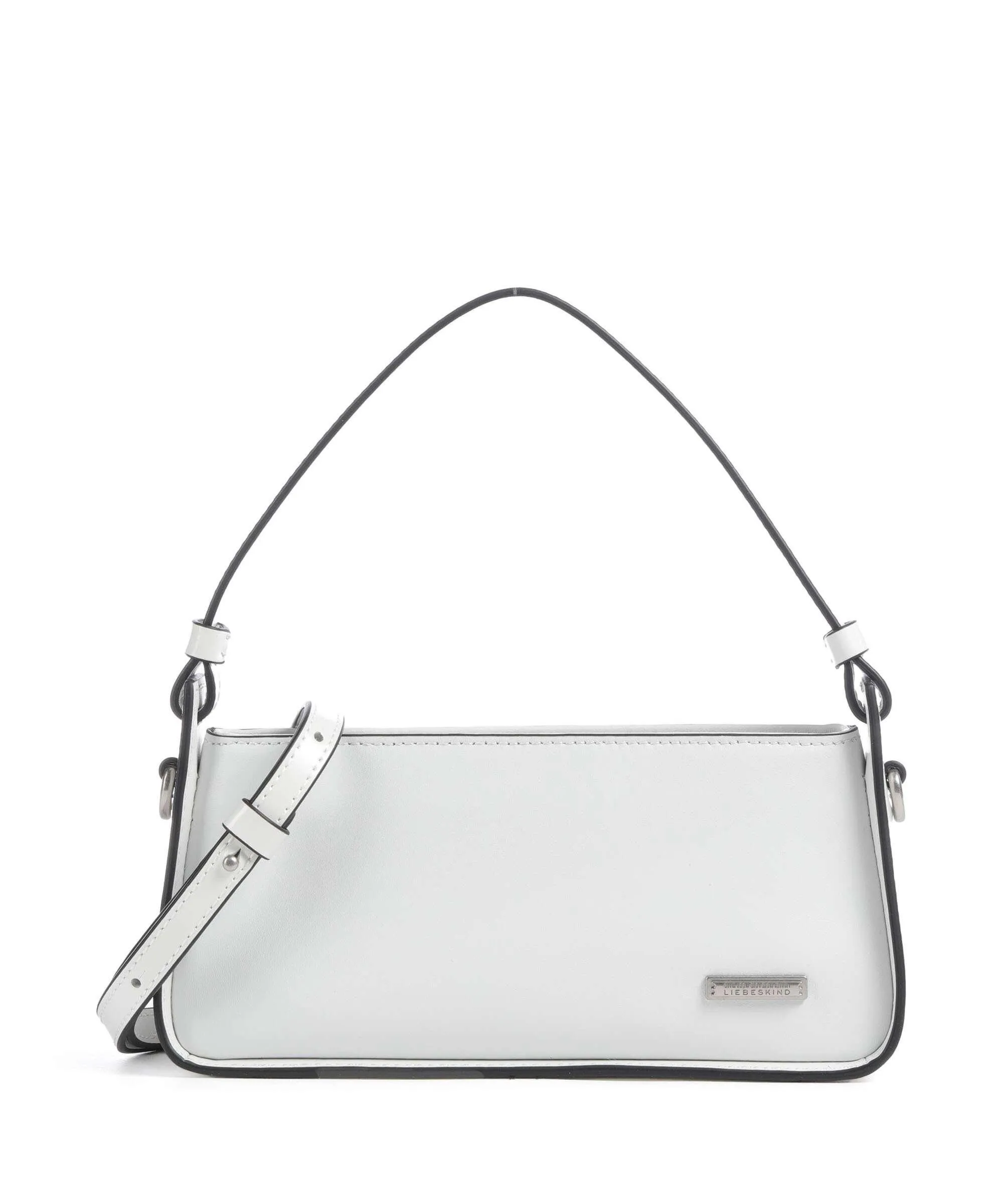  Liebeskind Francis Calf Optic XS Borsa a spalla pelle a grana fine bianco  