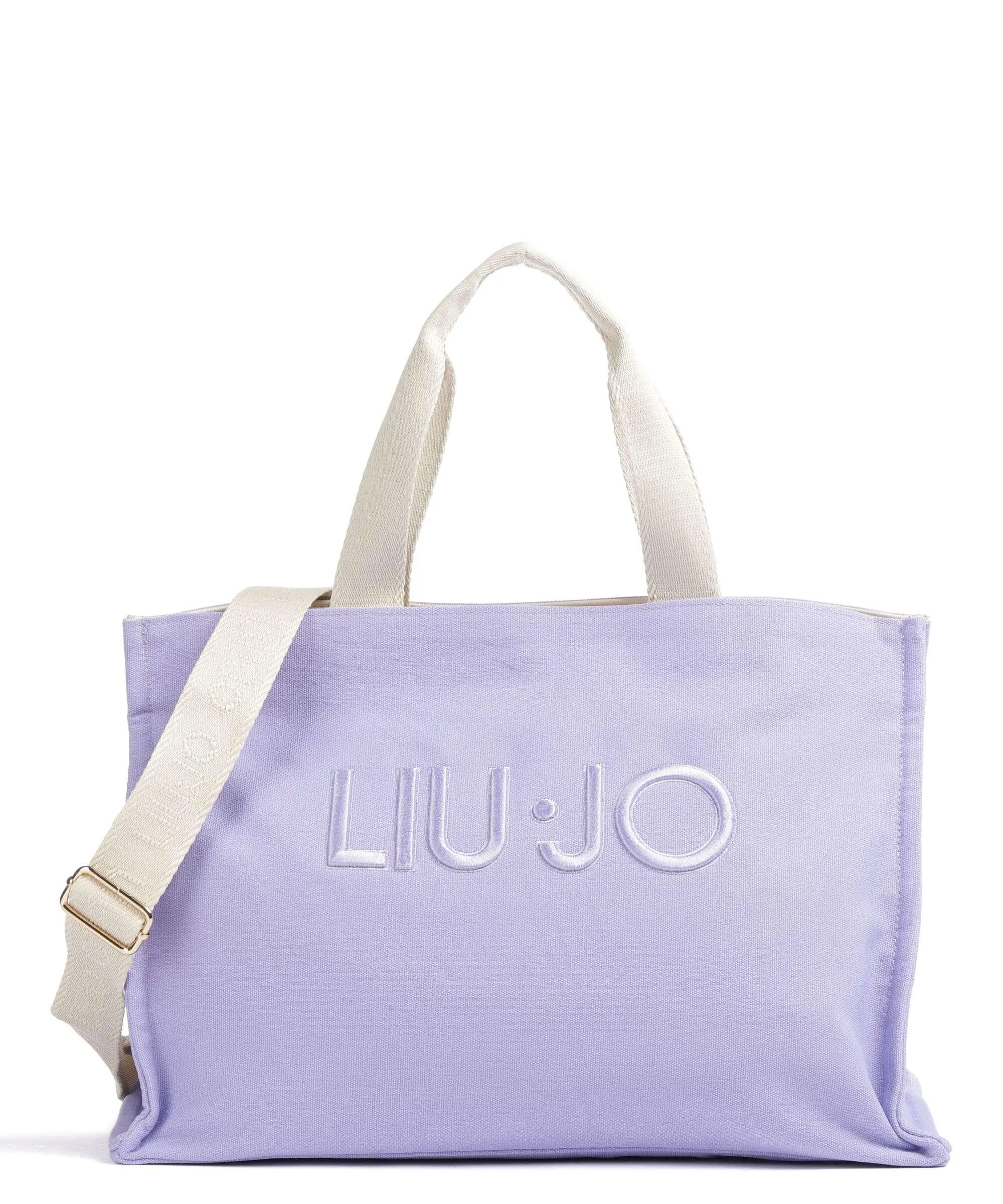  Liu Jo Borsa shopper cotone viola  