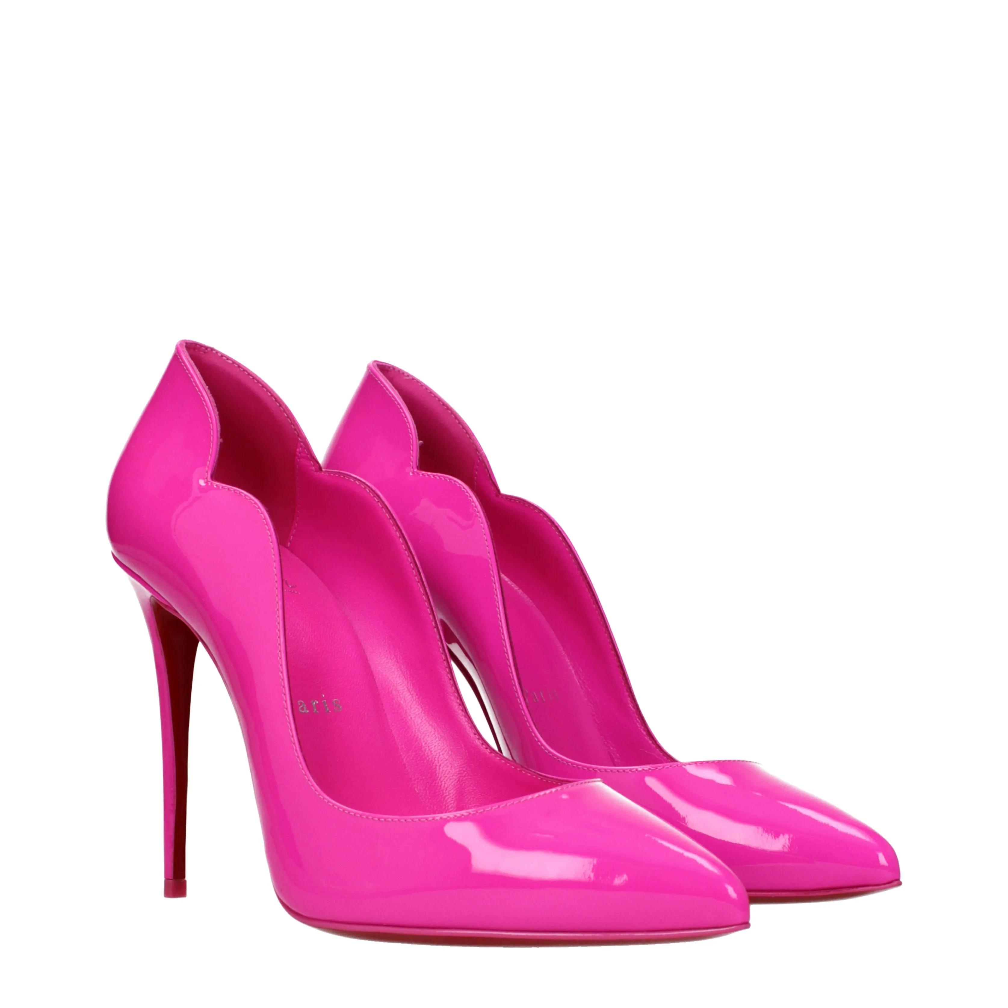 Louboutin Décolleté Hot chick Donna Vernice Fuxia