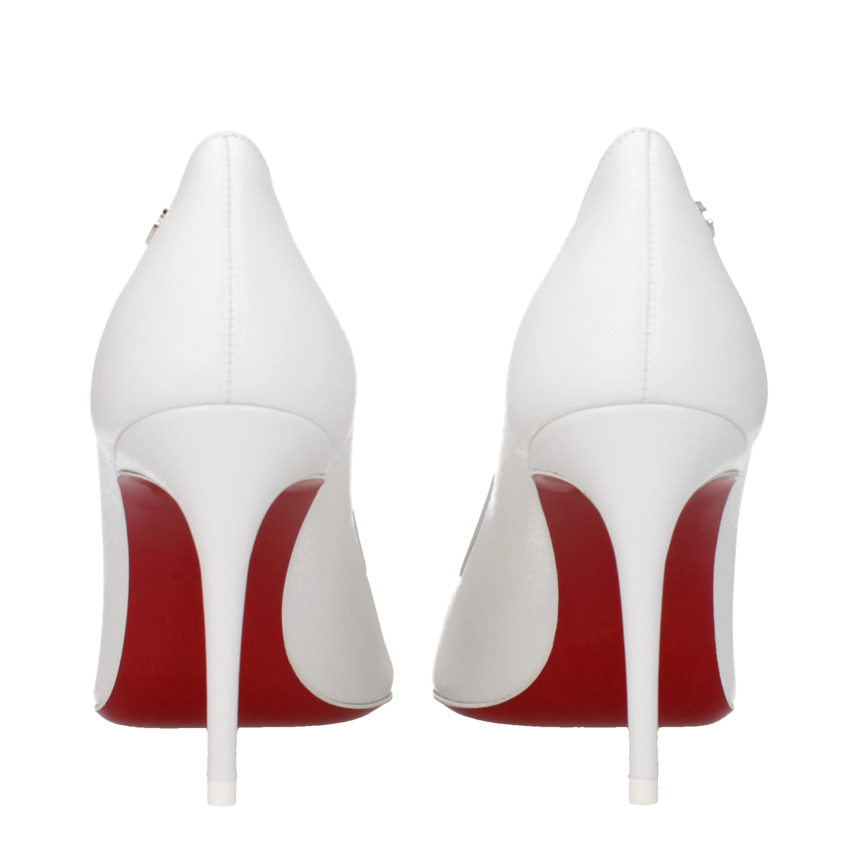 Louboutin Décolleté Kate Donna Pelle Bianco