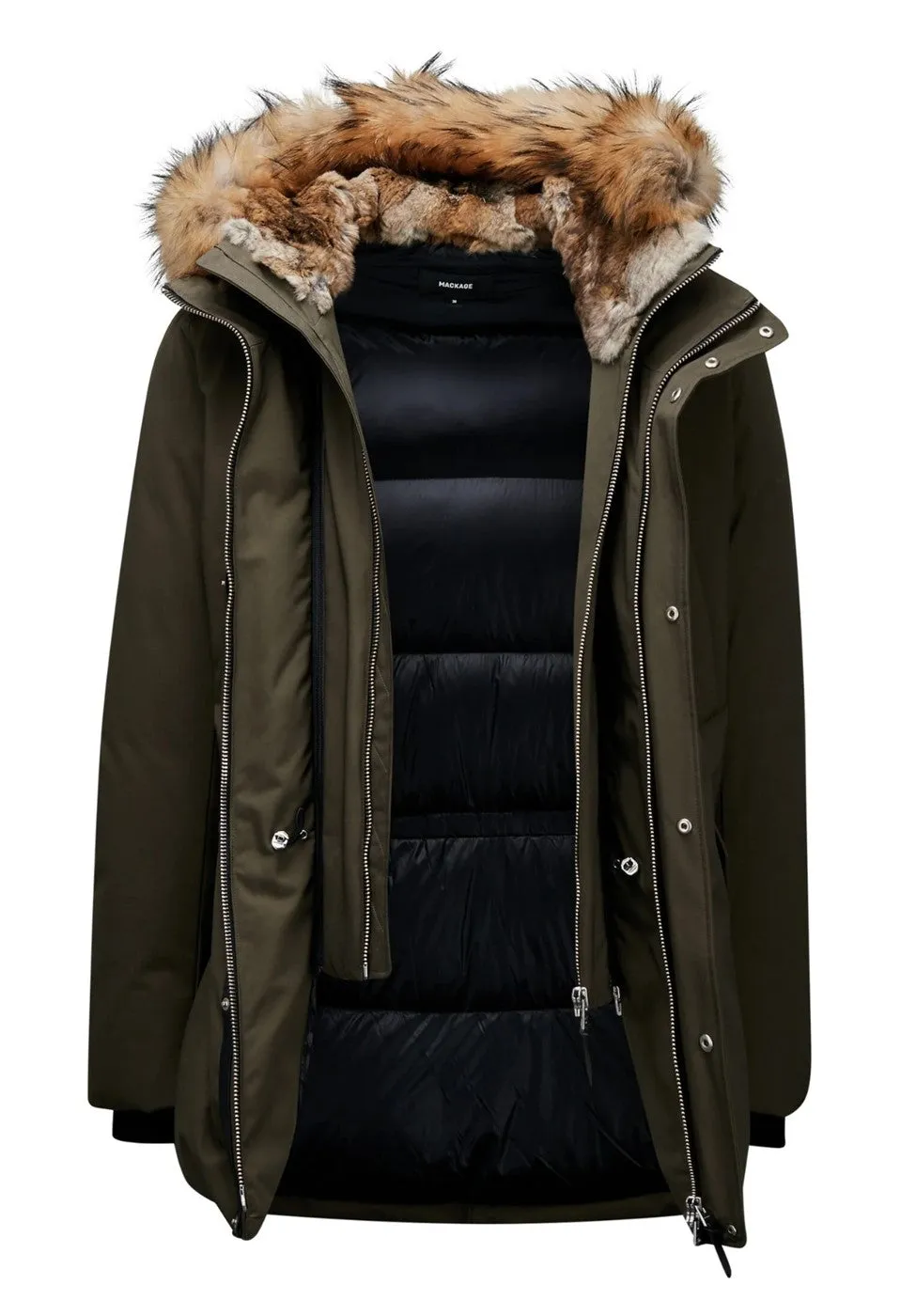 MACKAGE EDWARD 2-IN-1 DOWN PARKA