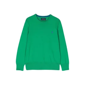 Maglia Bambino Verde basic 5-7 anni