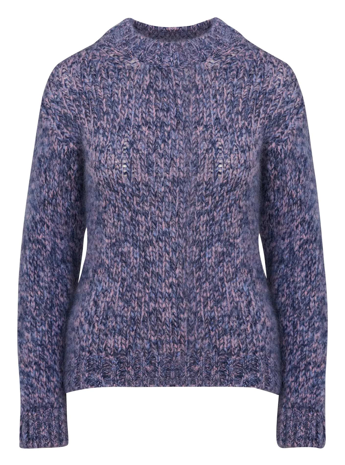  MAISON 123   CASSANDRE - Maglione in maglia mélange | Viola